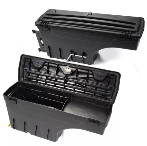 Image of Ford 2015-2020 F150 F-150 Rear Truck Bed Storage Box Toolbox Left & Right Set