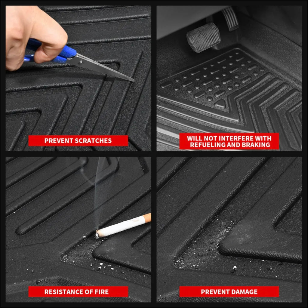 2015-2023 Ford F-150 Super Crew All Weather Floor Liners Mats